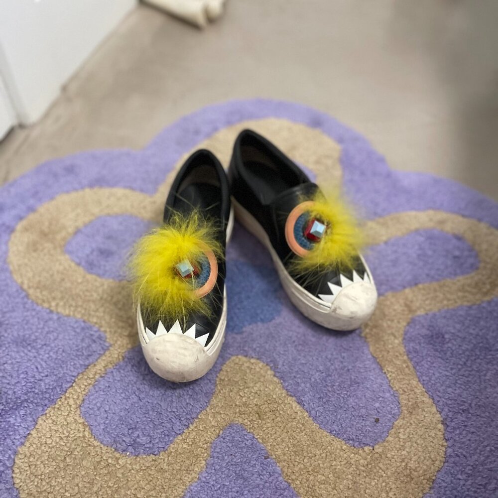 Fendi leather sneakers